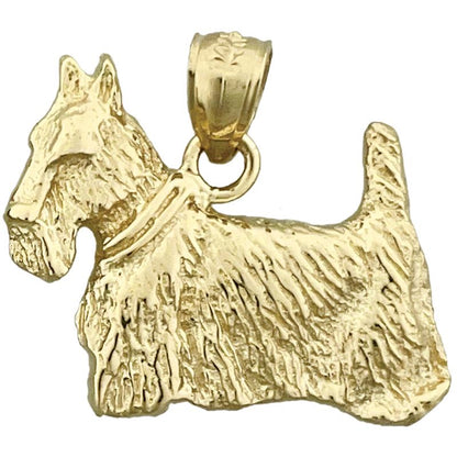 585 Gold Anhänger Schottischer Terrier