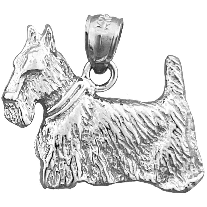 585 Gold Anhänger Schottischer Terrier