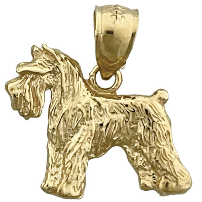 14K Gold Schnauzer-Charm