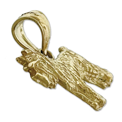 14K Gold Schnauzer-Charm
