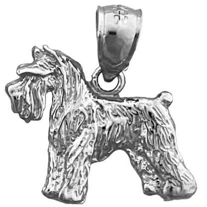 14K Gold Schnauzer-Charm