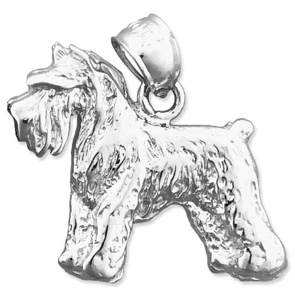 14K Gold Anhänger Zwergschnauzer Miniatur