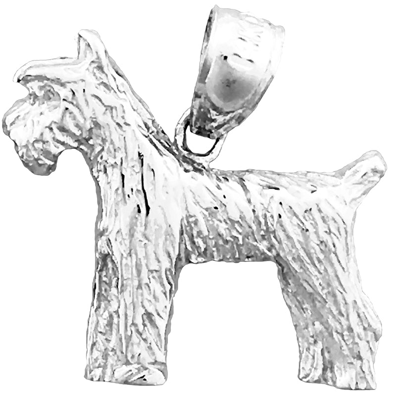 14K Gold Deutscher Schnauzer Charm