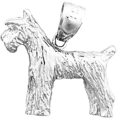 14K Gold Deutscher Schnauzer Charm