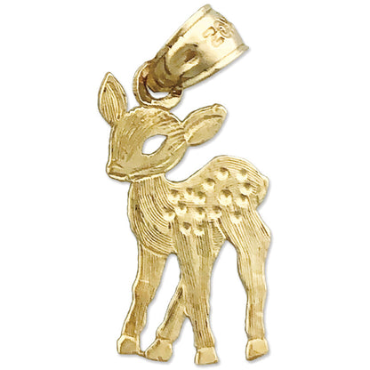 585 Gold Bambi-Charm