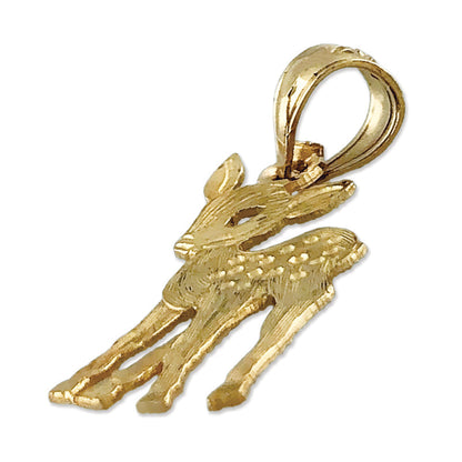 585 Gold Bambi-Charm