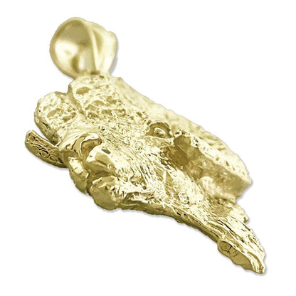 585 Gold 32-mm-Widderkopf-Anhänger