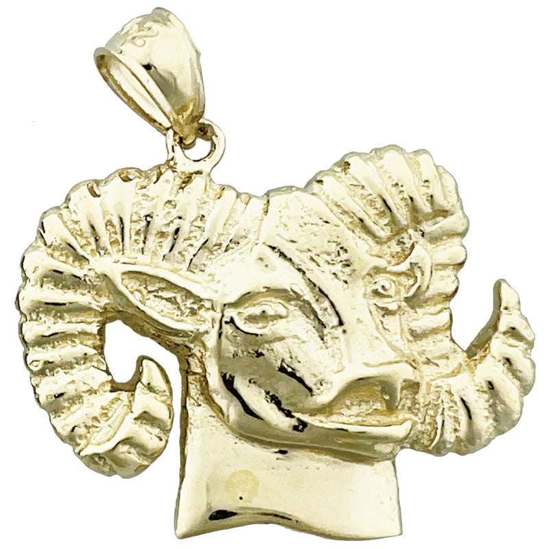 Widderkopf-Anhänger aus 14K Gold