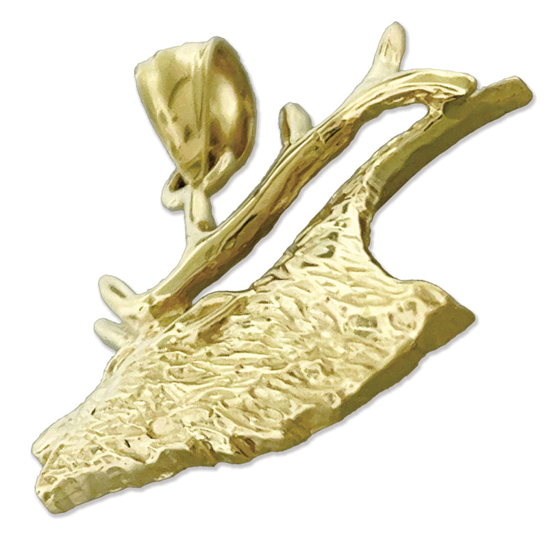 585 Gold Elchkopf-Anhänger