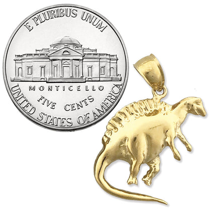 Dinosaurier-Charm aus 14K Gold