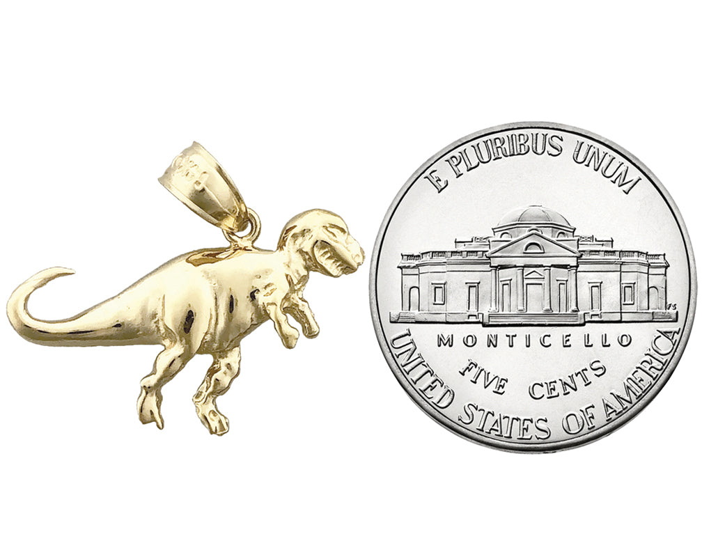 14K Gold T-Rex-Charm