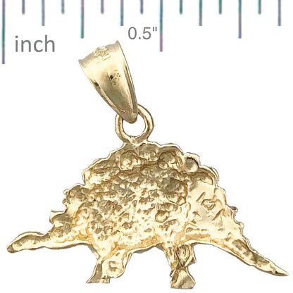 14K Gold Stegosaurus-Charm