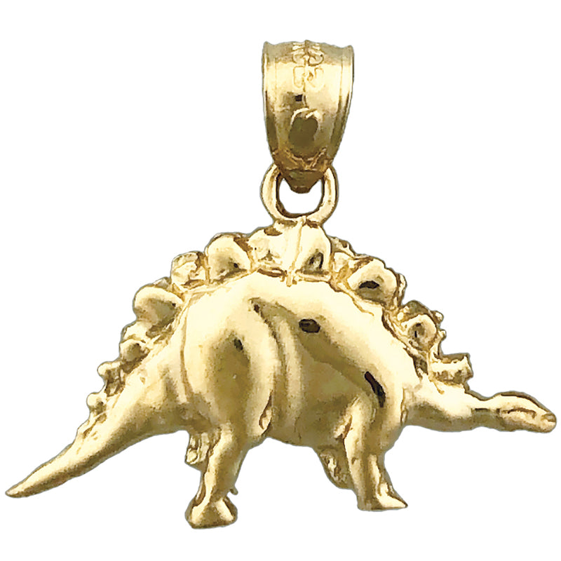 14K Gold Stegosaurus-Charm