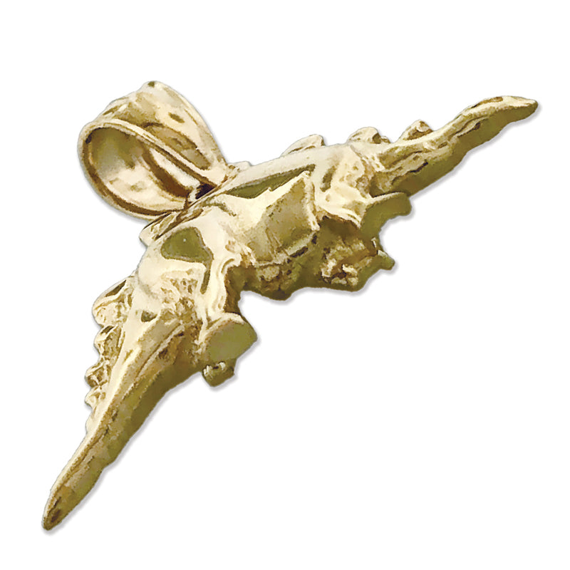 14K Gold Stegosaurus-Charm
