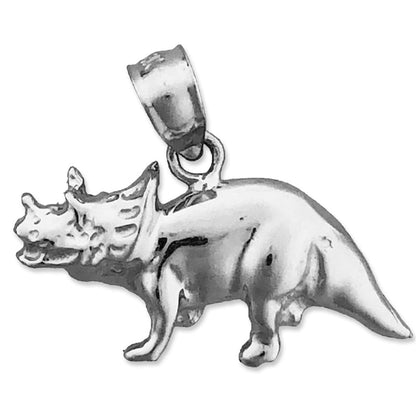 14K Gold Triceratops-Charm