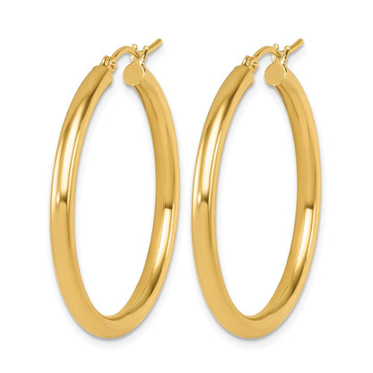14K Gelbgold Poliert Creolen