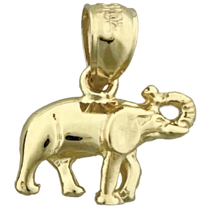 14K Gold Elefant-Charm
