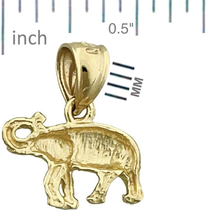 14K Gold Elefant-Charm