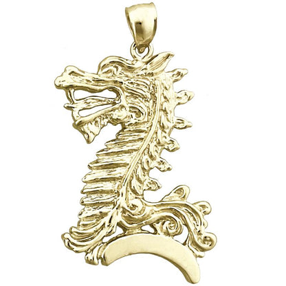 14K Gold Anhänger Chinesischer Drache