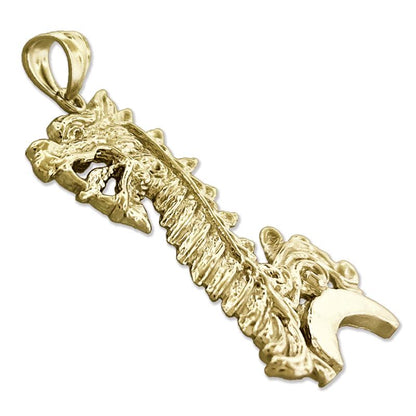 14K Gold Anhänger Chinesischer Drache