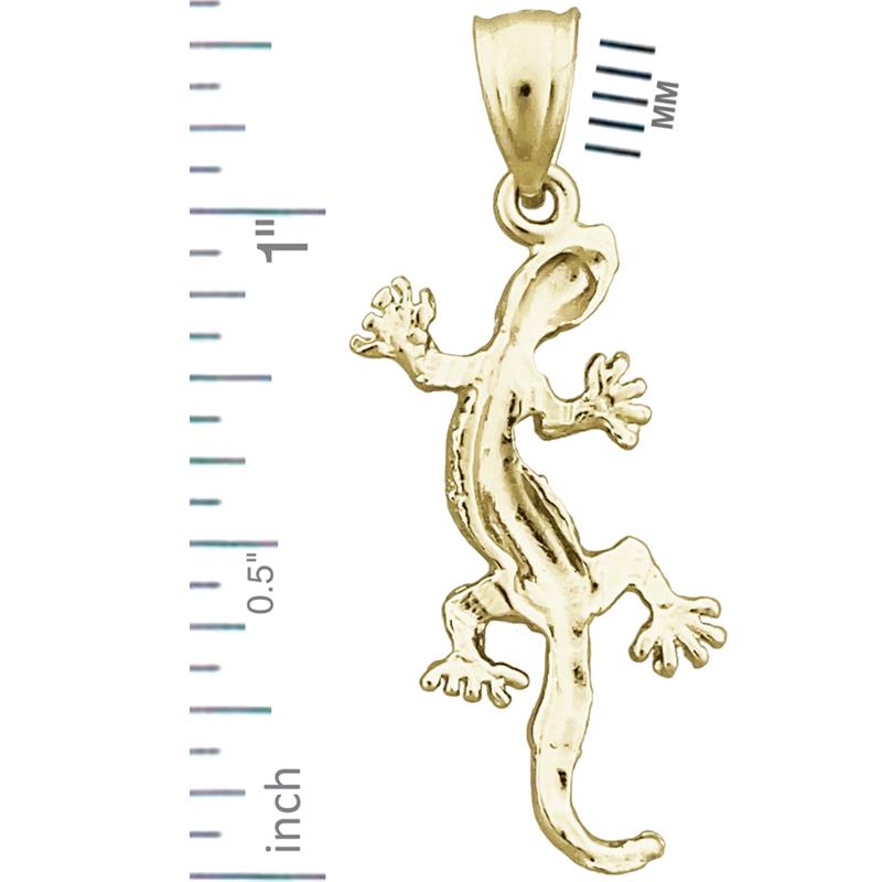 585 Gold Eidechse-Charm