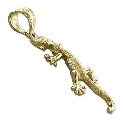 585 Gold Eidechse-Charm