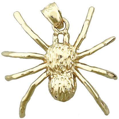 14K Gold Spinnenanhänger