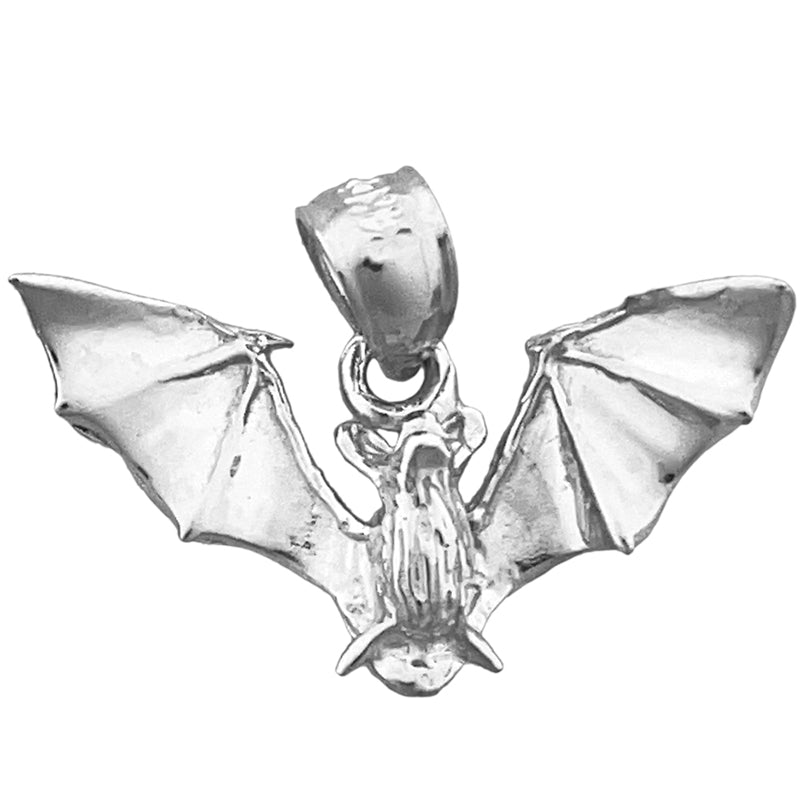 585 Gold 3D-Fledermaus-Charm