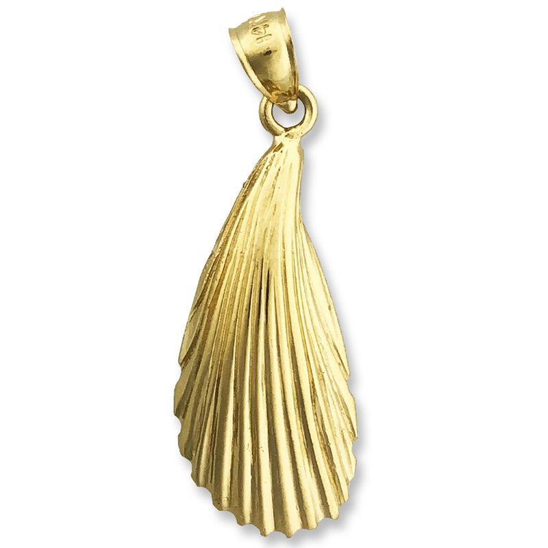 14K Gold Anhänger Muschel-Weichtier