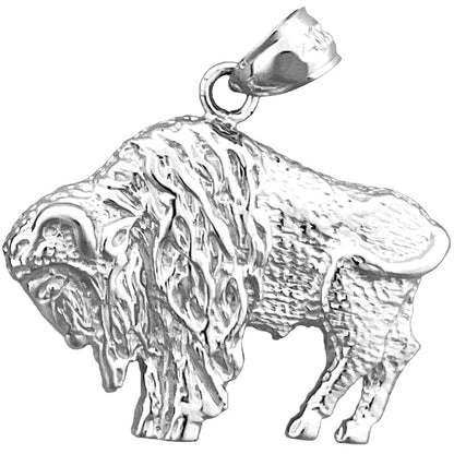 585 Gold Anhänger Amerikanischer Bison