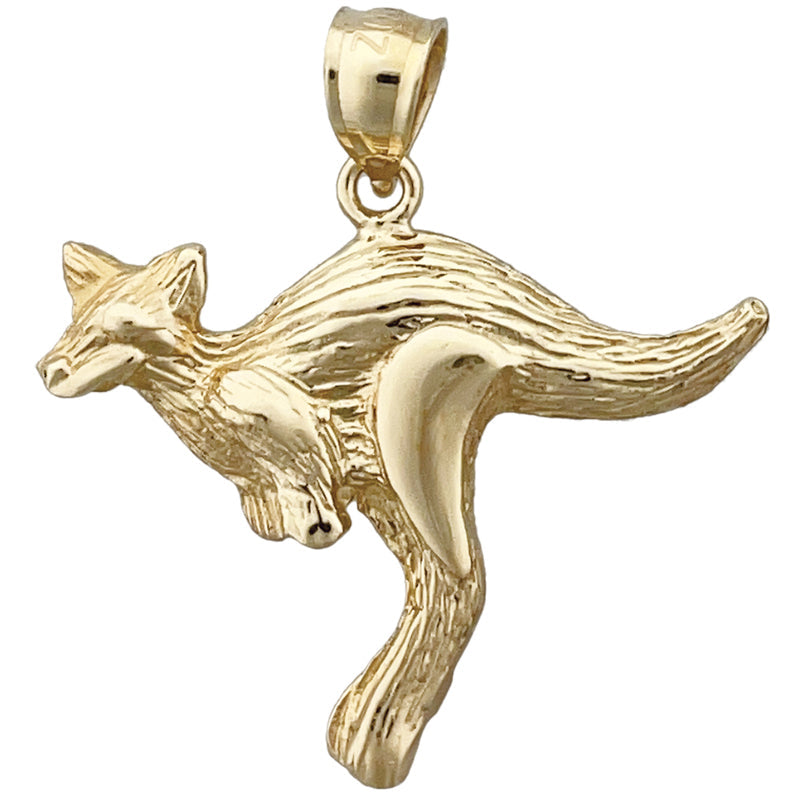 14K Gold Anhänger Känguru