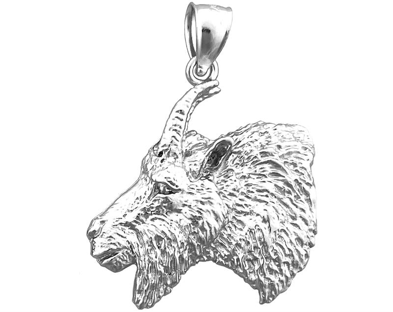 14K Gold Ziegenkopf-Anhänger