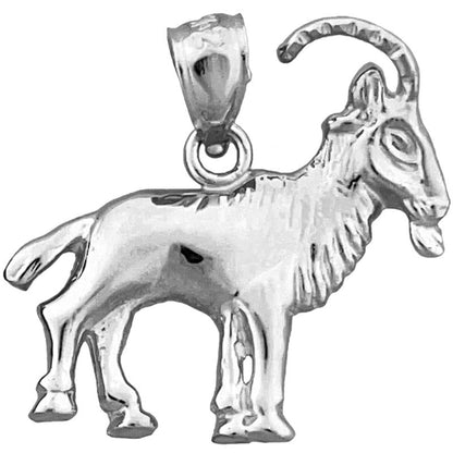 14K Gold Ziegenbock-Anhänger