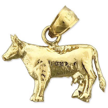 14K Gold Kuh-Mini-Charm
