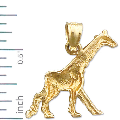 585 Gold Giraffen-Charm