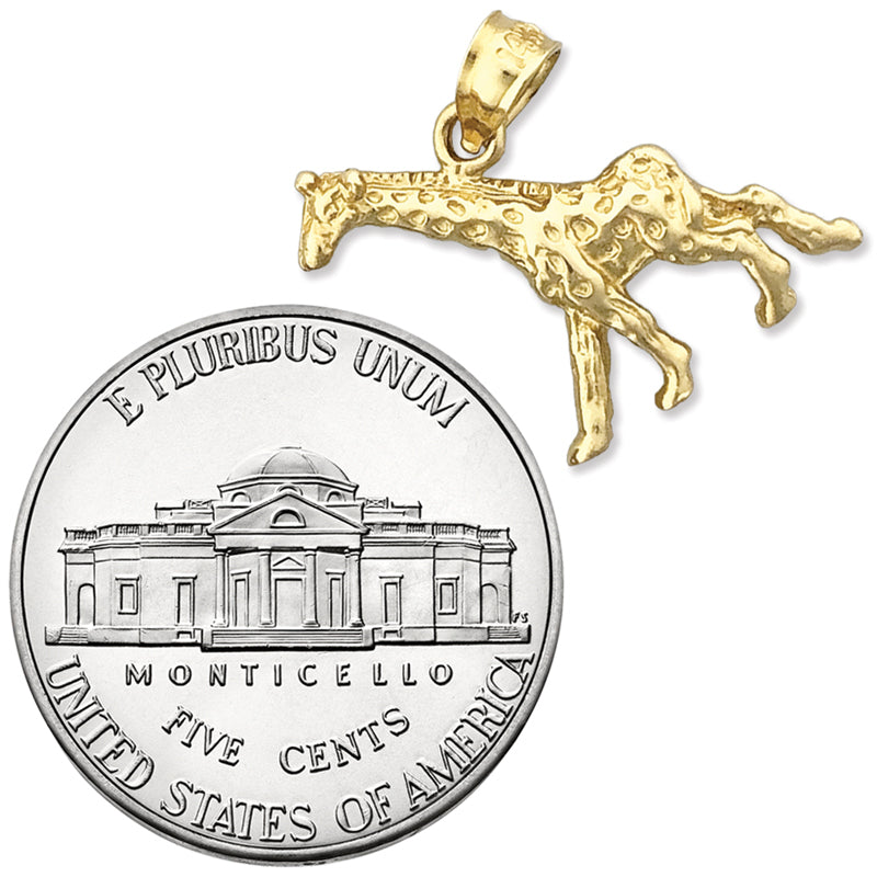 585 Gold Giraffen-Charm