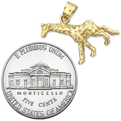 585 Gold Giraffen-Charm