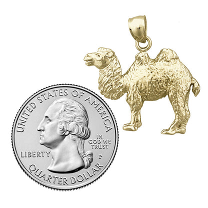 14K Gold Anhänger Baktrisches Kamel