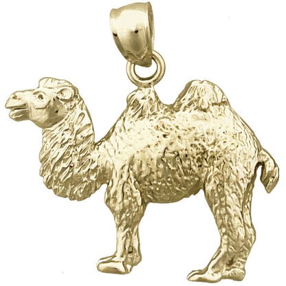 14K Gold Anhänger Baktrisches Kamel