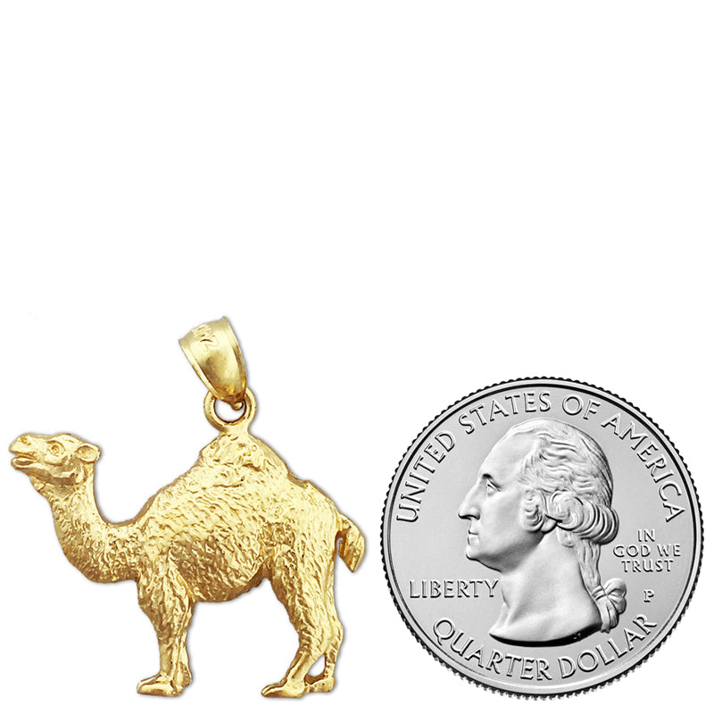 14K Gold Arabianisches Kamel-Anhänger