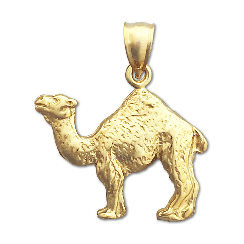 14K Gold Kamel-Anhänger