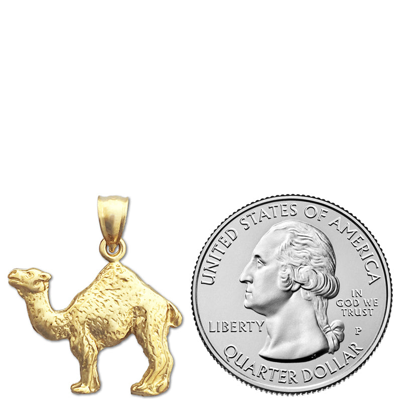 14K Gold Kamel-Anhänger