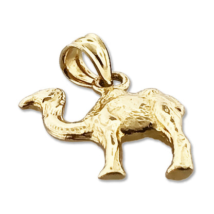 14K Gold 3D-Kamel-Charm