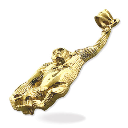 14K Gold Anhänger mit Affe