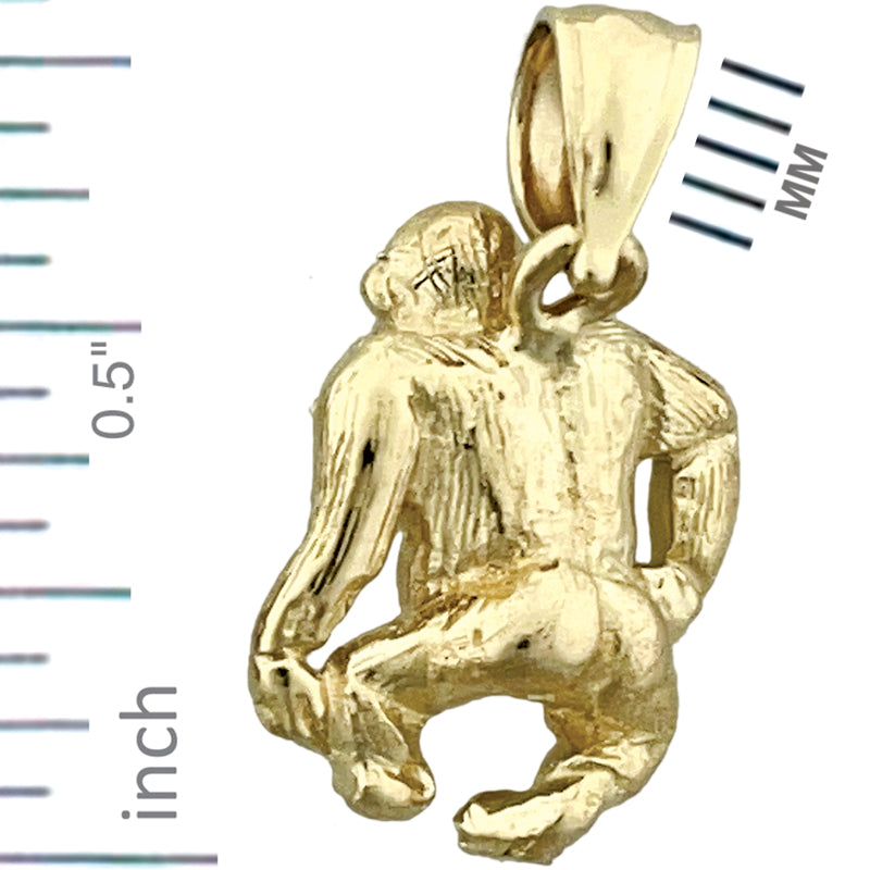 14K Gold Charm "Gorilla