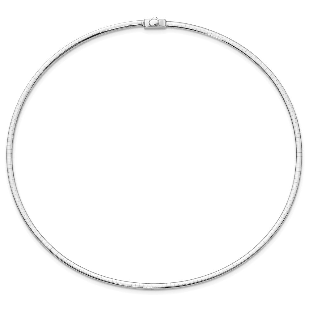 14K Bicolor 3mm Wendbar Omega Halskette