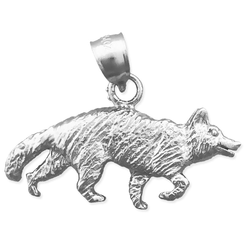 14K Gold Coyote-Anhänger