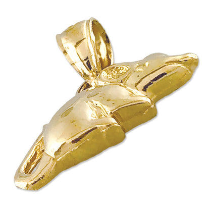 585 Gold 18 mm Maus-Charm