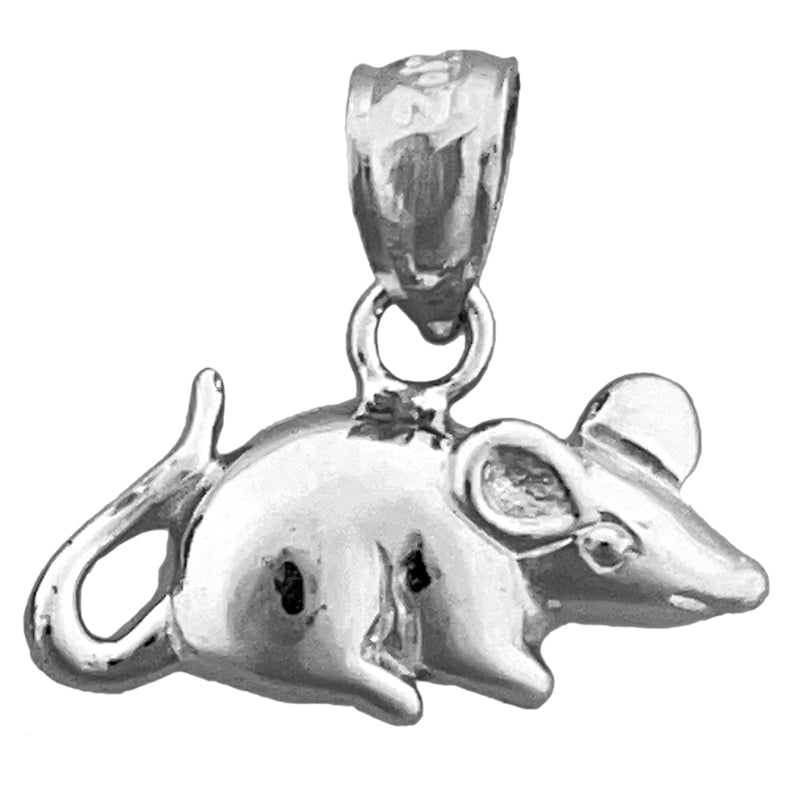 585 Gold 18 mm Maus-Charm
