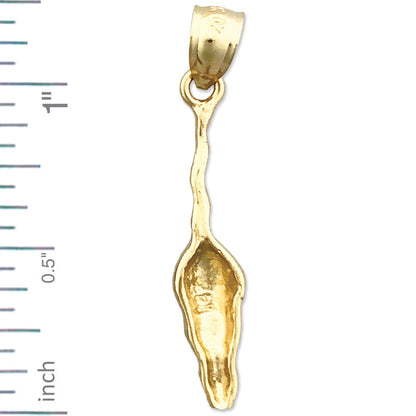 14K Gold 25MM Mäuse-Anhänger